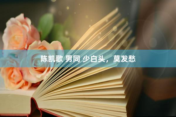 陈凯歌 男同 少白头，莫发愁